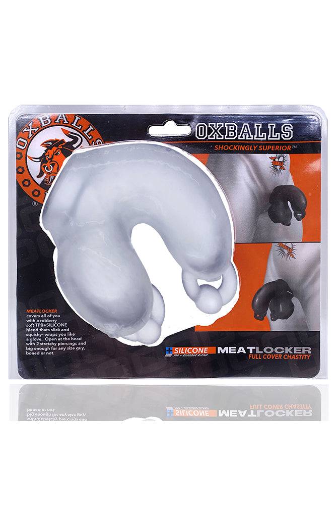 Oxballs - Meatlocker Silicone Chastity Cage - Assorted Colours - Stag Shop