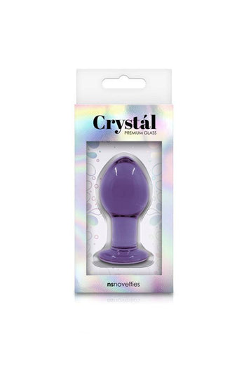 NS Novelties - Crystal - Butt Plug - Medium - Purple - Stag Shop