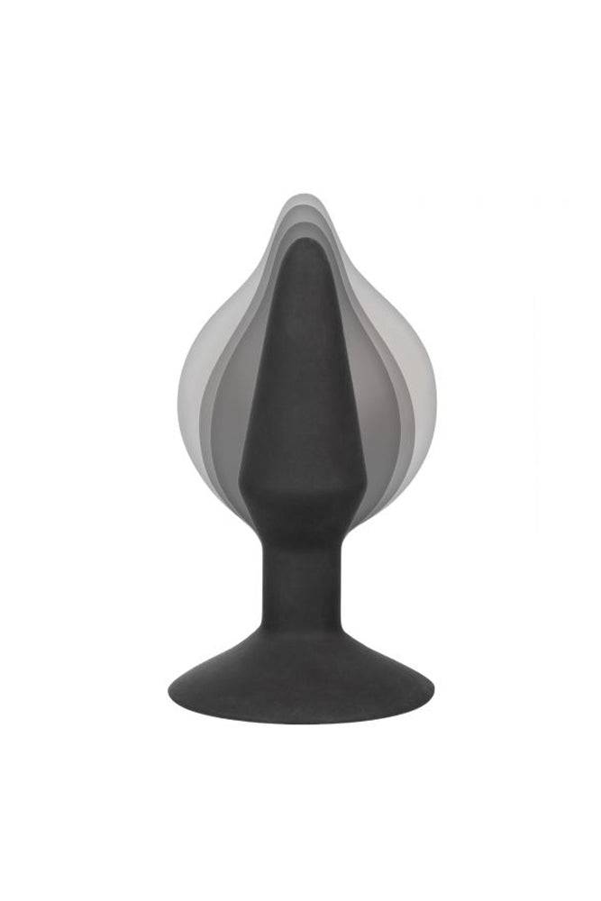 Cal Exotics - Medium Silicone Inflatable Plug - Black - Stag Shop