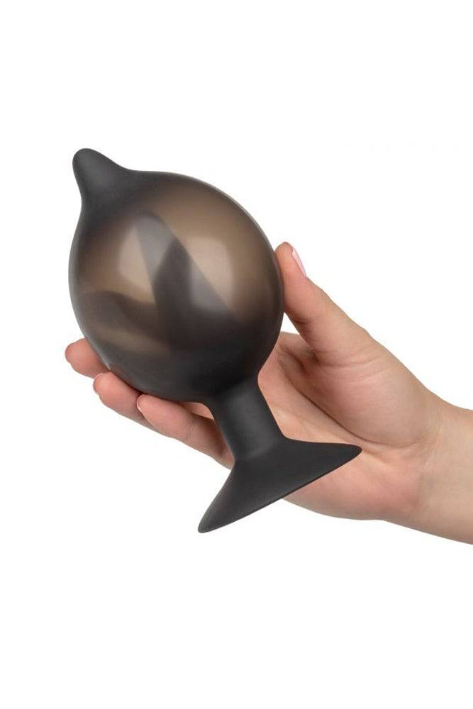 Cal Exotics - Medium Silicone Inflatable Plug - Black - Stag Shop