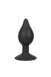 Cal Exotics - Medium Silicone Inflatable Plug - Black - Stag Shop