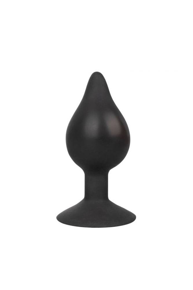 Cal Exotics - Medium Silicone Inflatable Plug - Black - Stag Shop