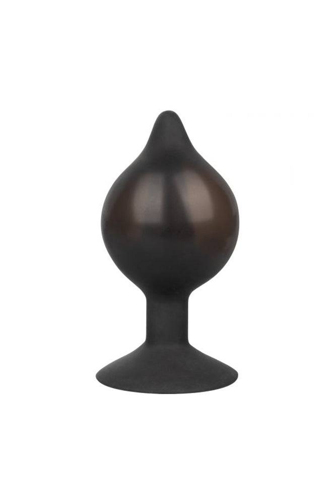 Cal Exotics - Medium Silicone Inflatable Plug - Black - Stag Shop
