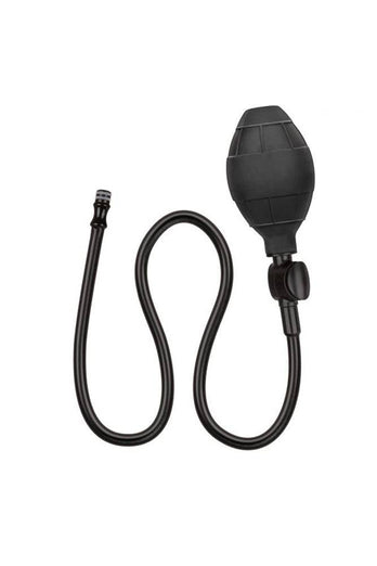 Cal Exotics - Medium Silicone Inflatable Plug - Black - Stag Shop