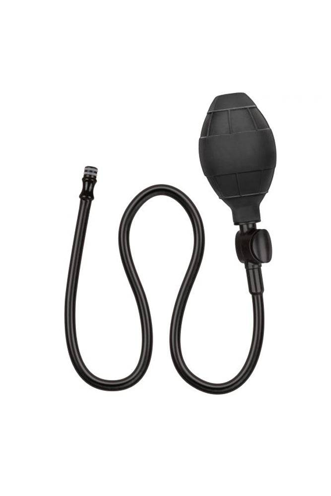 Cal Exotics - Medium Silicone Inflatable Plug - Black - Stag Shop