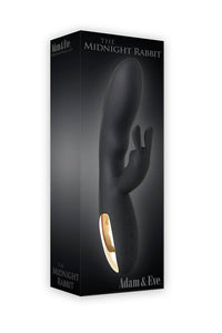 Thumbnail for Adam & Eve - Midnight Rabbit Vibrator - Black - Stag Shop