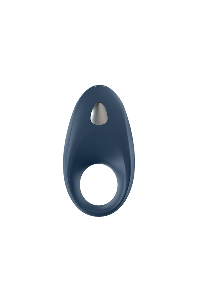 Satisfyer - Mighty One Bluetooth Cock Ring - Navy - Stag Shop