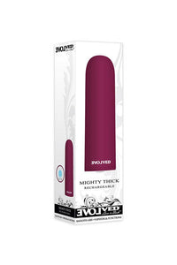 Thumbnail for Evolved - Mighty Thick Bullet Vibrator - Burgundy - Stag Shop