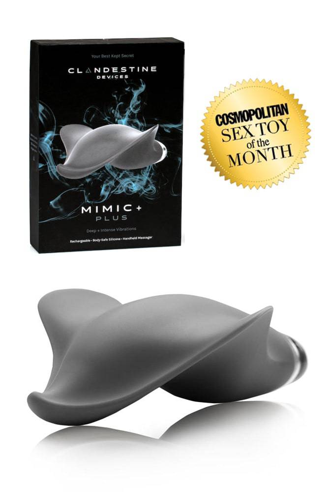 Clandestine Devices - Mimic Plus Vibrator - Grey - Stag Shop