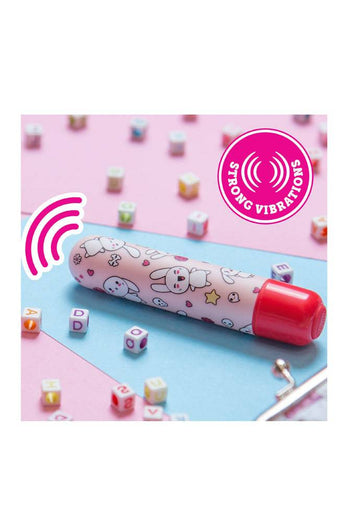 Blush Novelties - Sweets - Mini Sweet Bunny Bullet Vibrator - Red - Stag Shop
