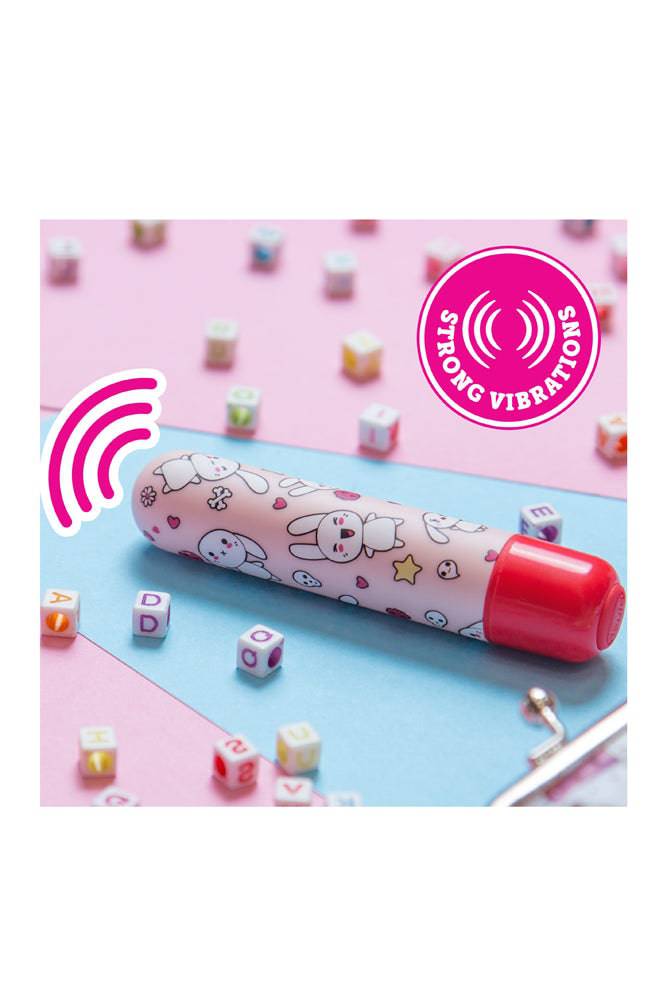 Blush Novelties - Sweets - Mini Sweet Bunny Bullet Vibrator - Red - Stag Shop