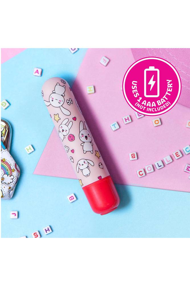 Blush Novelties - Sweets - Mini Sweet Bunny Bullet Vibrator - Red - Stag Shop