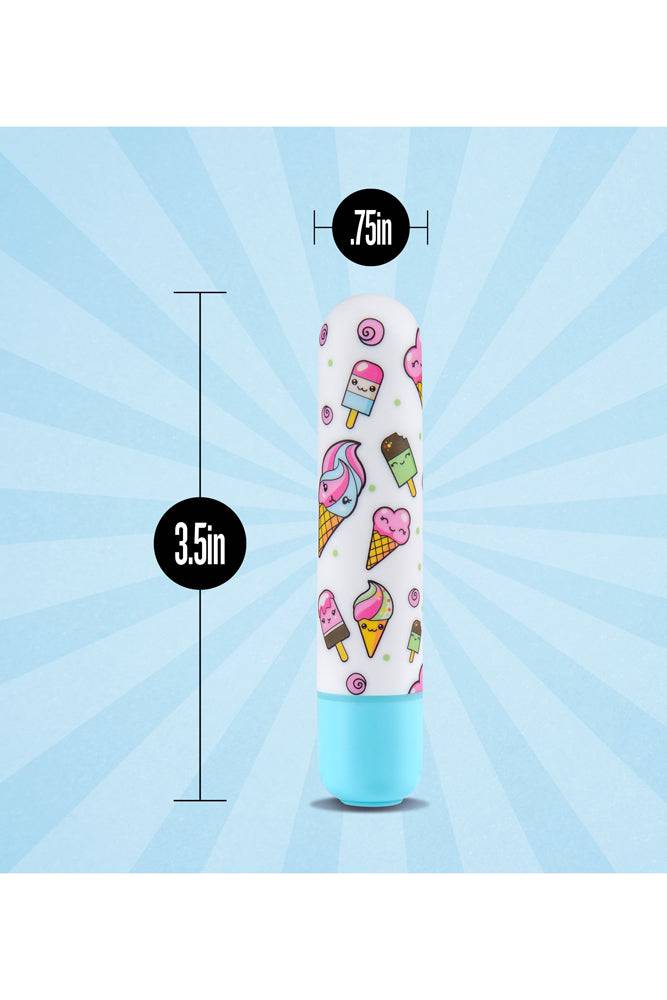Blush Novelties - Sweets - Mini Sweet Cream Bullet Vibrator - Blue - Stag Shop