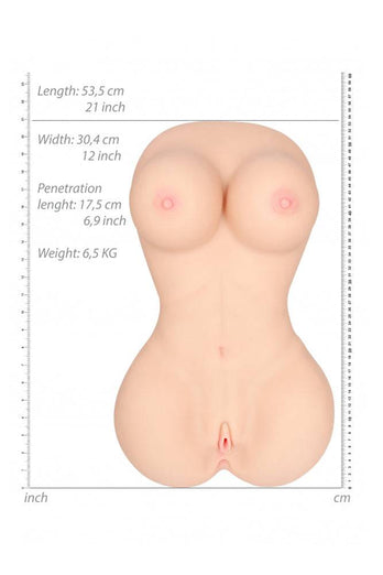 SLT by Shots Toys - Self Lubricating Missionary Life Size Masturbator - Stag Shop