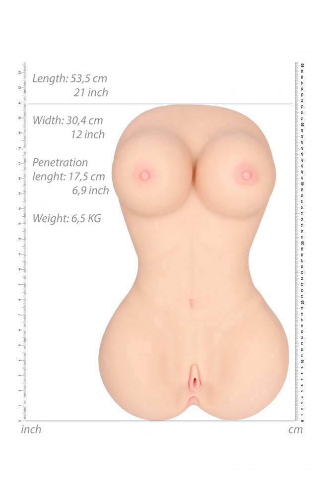 SLT by Shots Toys - Self Lubricating Missionary Life Size Masturbator - Stag Shop