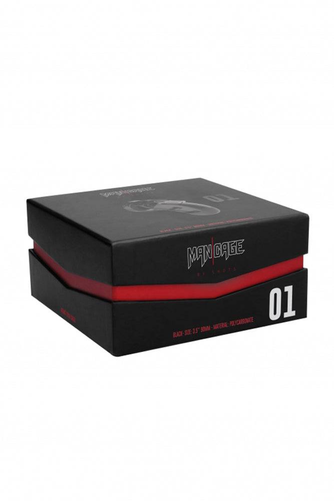 ManCage by Shots Toys - Model 01 Cock Cage - 3.5 Inch - Black - Stag Shop