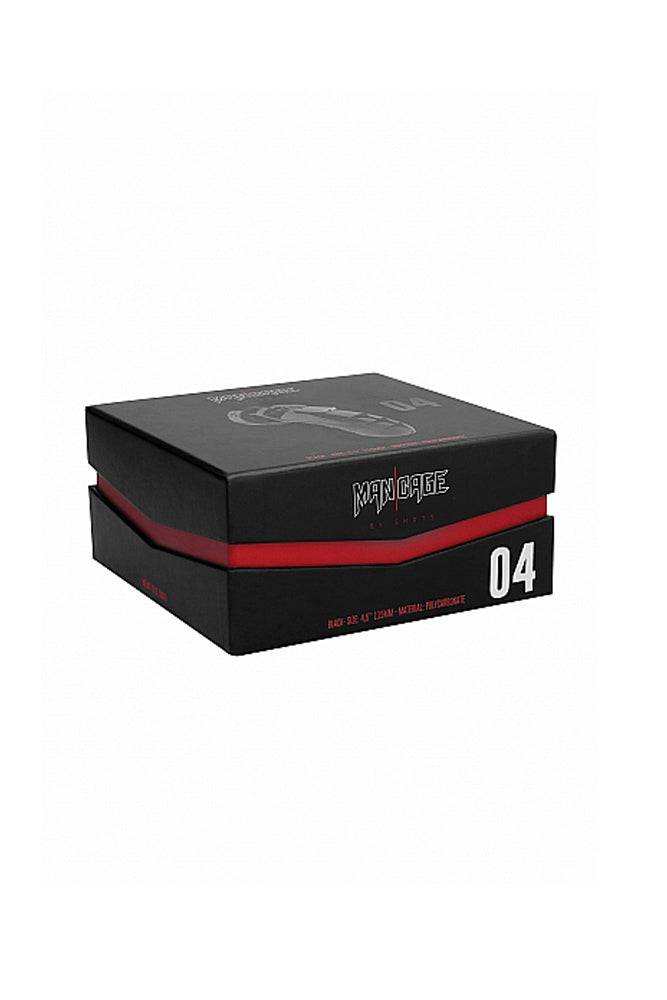 ManCage by Shots Toys - Model 04 Cock Cage - 4.5 Inch - Black - Stag Shop