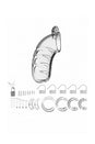 ManCage by Shots Toys - Model 04 Cock Cage - 4.5 Inch - Clear - Stag Shop