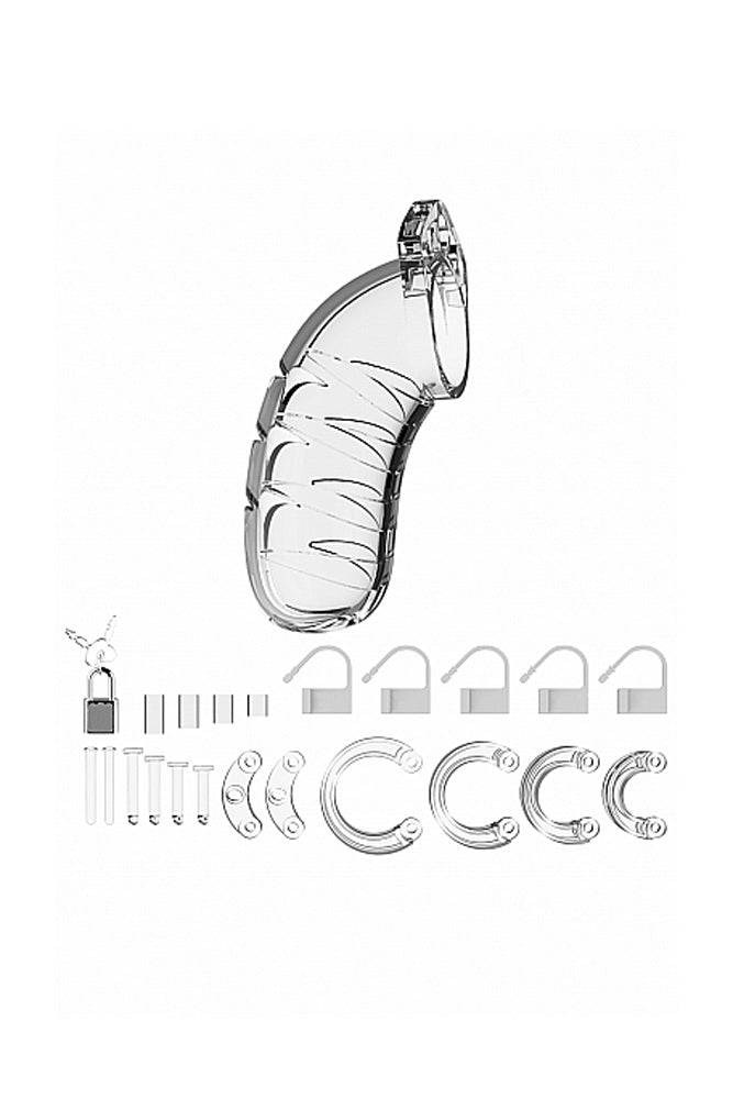 ManCage by Shots Toys - Model 04 Cock Cage - 4.5 Inch - Clear - Stag Shop
