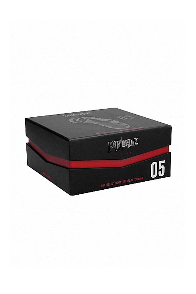 ManCage by Shots Toys - Model 05 Cock Cage - 5.5 Inches - Black - Stag Shop