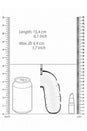 ManCage by Shots Toys - Model 17 Cock Cage & Plug - 5.5 Inch - Clear - Stag Shop