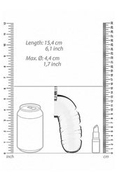 ManCage by Shots Toys - Model 17 Cock Cage & Plug - 5.5 Inch - Clear - Stag Shop