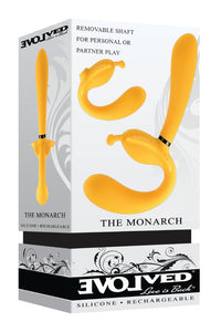 Thumbnail for Evolved - The Monarch Wearable Vibrator with Removeable Shaft - Yellow - Stag Shop