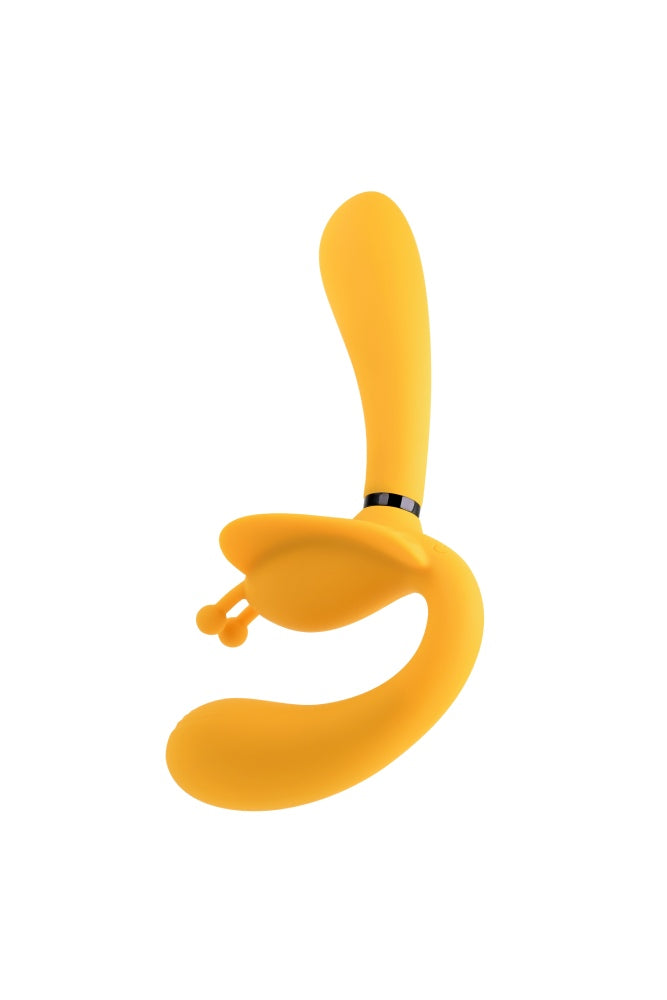 Evolved - The Monarch Wearable Vibrator with Removeable Shaft - Yellow - Stag Shop