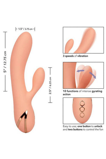 Cal Exotics - California Dreaming - Monterey Magic - Dual Vibrator - Orange - Stag Shop