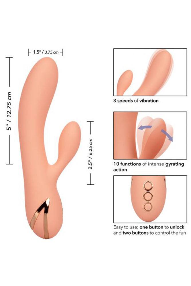 Cal Exotics - California Dreaming - Monterey Magic - Dual Vibrator - Orange - Stag Shop