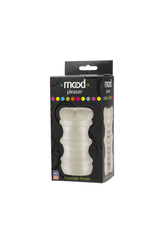 Doc Johnson - Mood - Pleaser Stroker With Massage Beads - Frost - Stag Shop