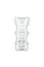 Doc Johnson - Mood - Pleaser Stroker With Massage Beads - Frost - Stag Shop