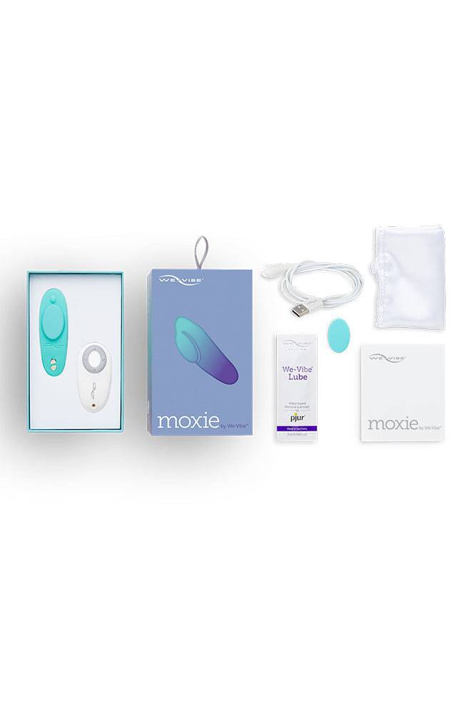We-Vibe - Moxie Wearable Bluetooth Clitoral Vibrator - Aqua - Stag Shop