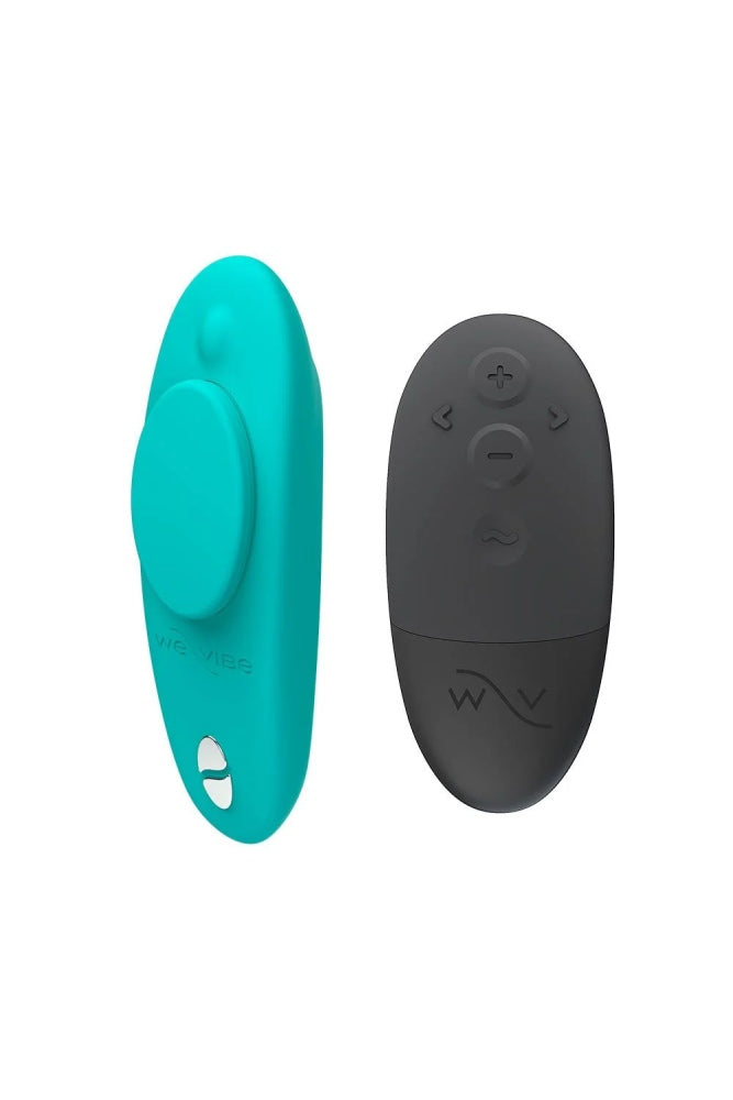 We-Vibe - Moxie + Wearable Bluetooth Clitoral Vibrator - Aqua - Stag Shop