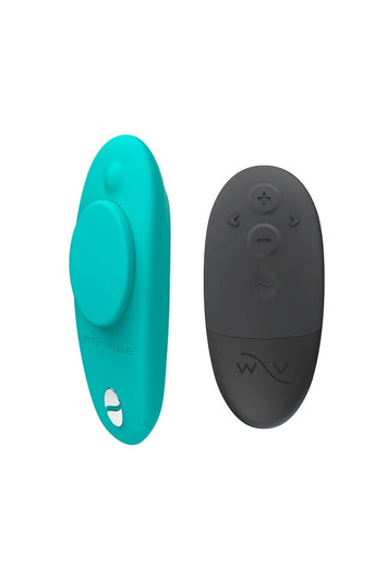 We-Vibe - Moxie + Wearable Bluetooth Clitoral Vibrator - Aqua - Stag Shop