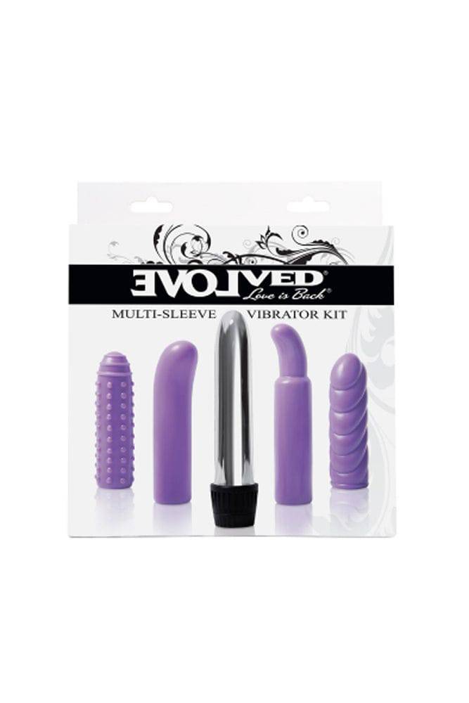 Evolved - Multi-Sleeve Vibrator Kit - Purple - Stag Shop