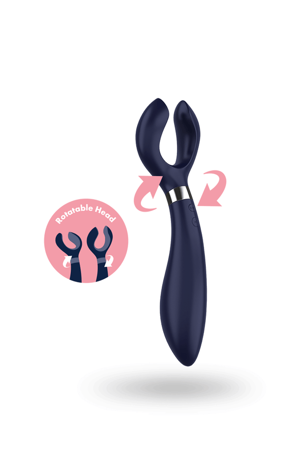 Satisfyer - Partner Multifun 3 Vibrator - Navy - Stag Shop