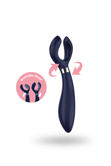 Satisfyer - Partner Multifun 3 Vibrator - Navy - Stag Shop