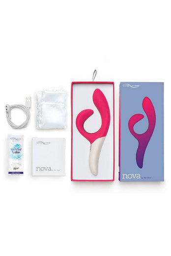 We-Vibe - Nova Dual Rabbit Vibrator - Pink - Stag Shop