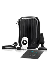 b-Vibe - Novice Vibrating Butt Plug - Black - Stag Shop