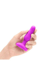 b-Vibe - Novice Vibrating Butt Plug - Fuchsia - Stag Shop