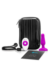 b-Vibe - Novice Vibrating Butt Plug - Fuchsia - Stag Shop