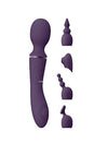 Shots Toys - VIVE - Nami Air Pulse Wave & Vibrating Wand - Purple - Stag Shop