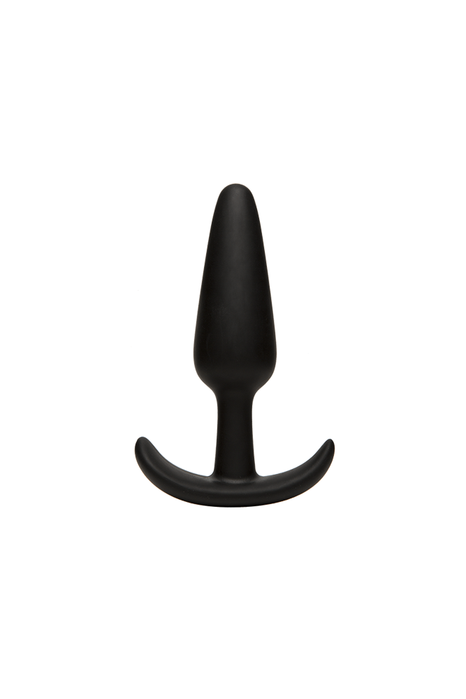 Doc Johnson - Mood - Naughty 1 Silicone Butt Plug - Black - Assorted Sizes - Stag Shop