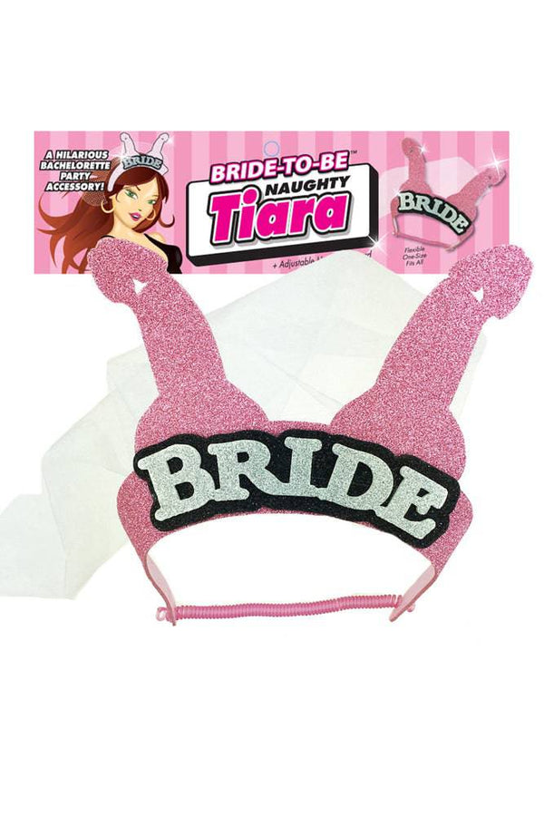 Little Genie - Naughty Bride Tiara - Pink - Stag Shop