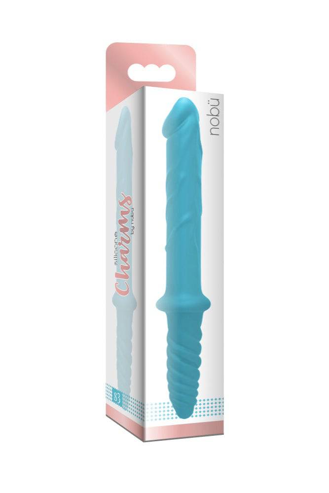 Nobu - Charms S.3 Silicone Double Ended Dong - Blue - Stag Shop