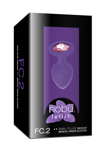 Nobu - FC2 Silicone Plug with Jewel - Medium - Stag Shop