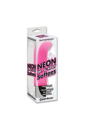 Pipedream - Neon - Jr. G-Spot Softee G-Spot Vibrator - Pink - Stag Shop