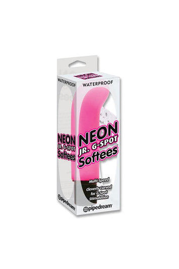 Pipedream - Neon - Jr. G-Spot Softee G-Spot Vibrator - Pink - Stag Shop