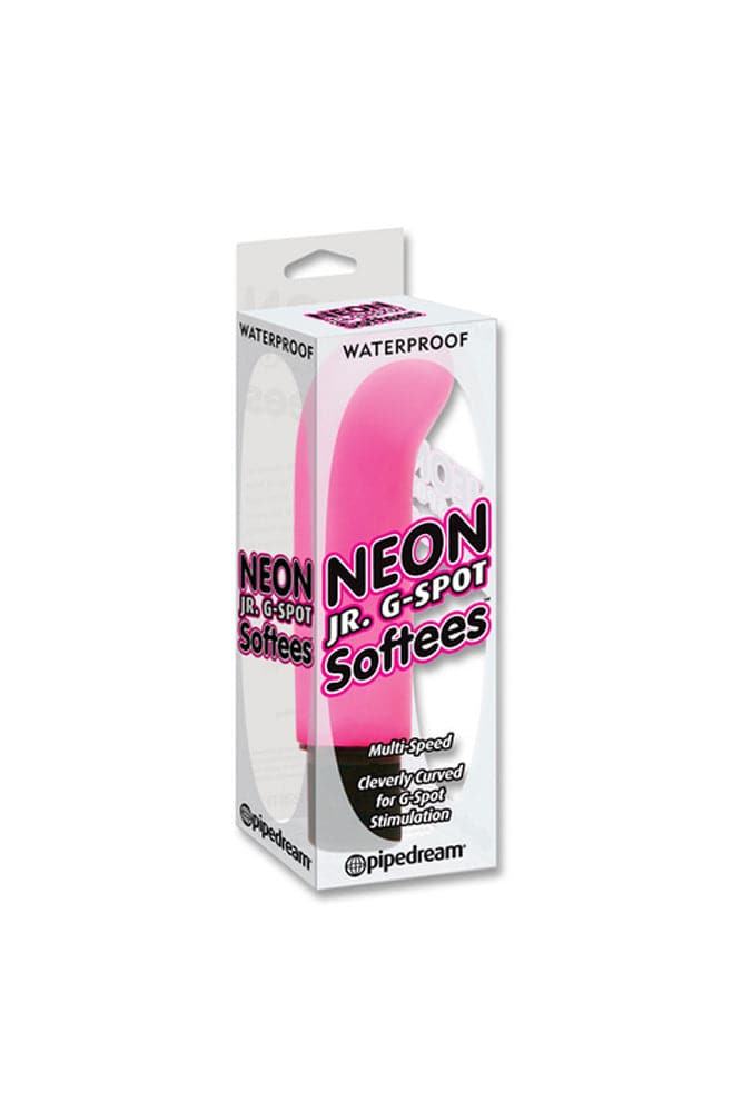 Pipedream - Neon - Jr. G-Spot Softee G-Spot Vibrator - Pink - Stag Shop